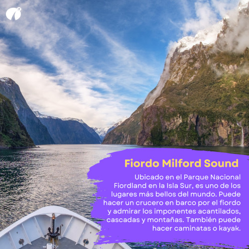 Fiordo Milford Sound